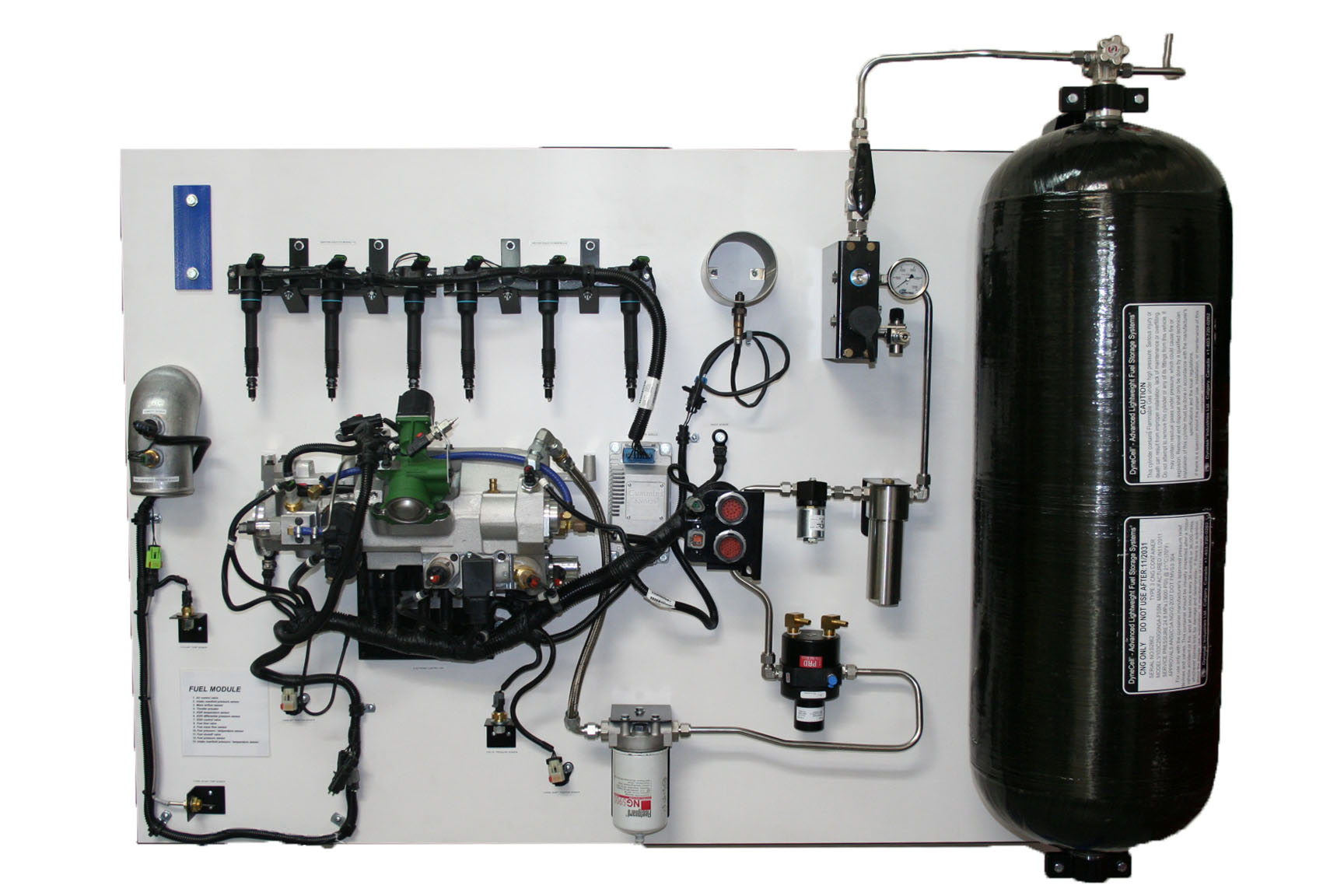 Compressed Natural Gas Fuel System Display Board